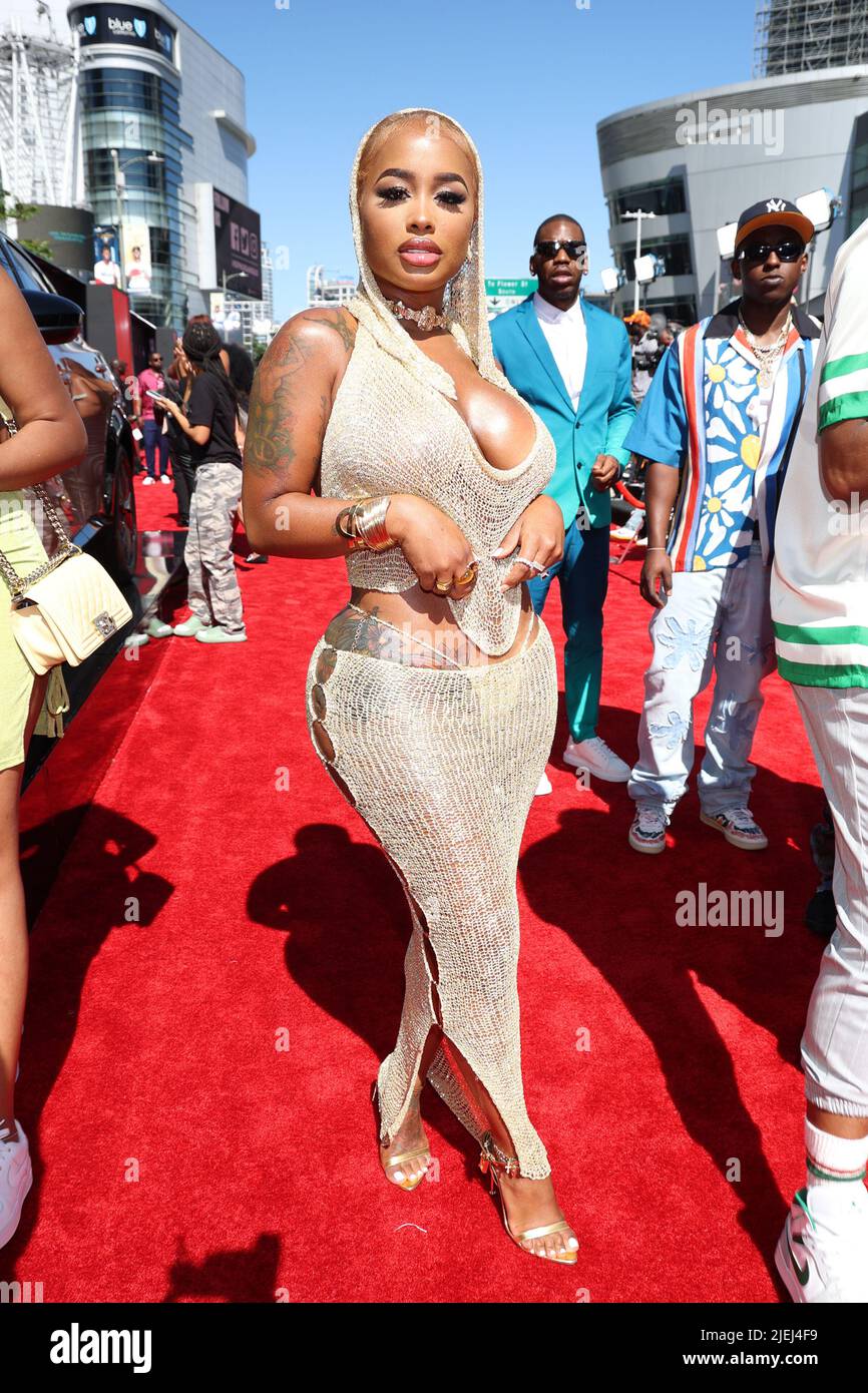 Los Angeles, Ca. 26th June, 2022. DreamDoll at the BET Awards 2022 on June 26, 2022. Credit: Walik Goshorn/Media Punch/Alamy Live News Stock Photo