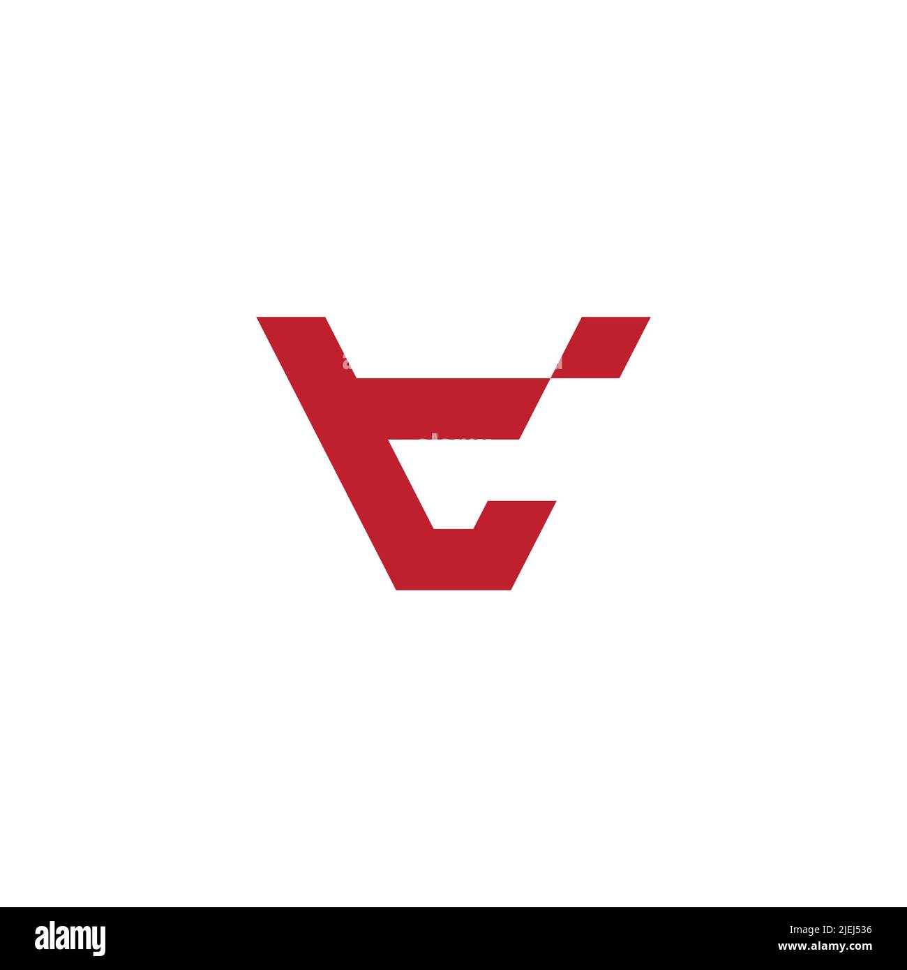 letter tv simple geometric line logo vector Stock Vector Image & Art