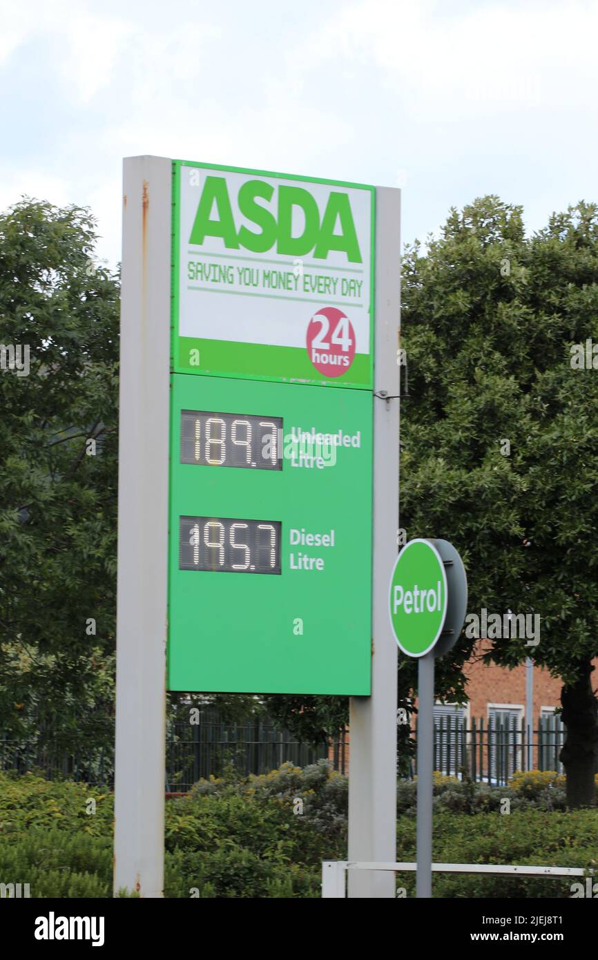 Asda petrol pump hires stock photography and images Alamy
