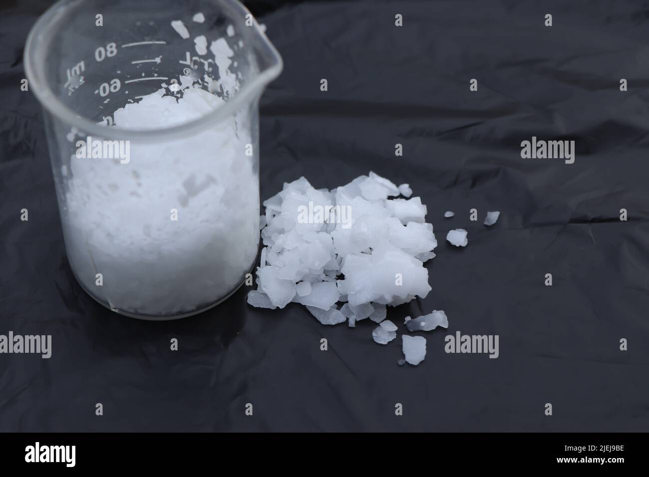 caustic soda flake,sodium hydroxide flake dangerous chemical Stock