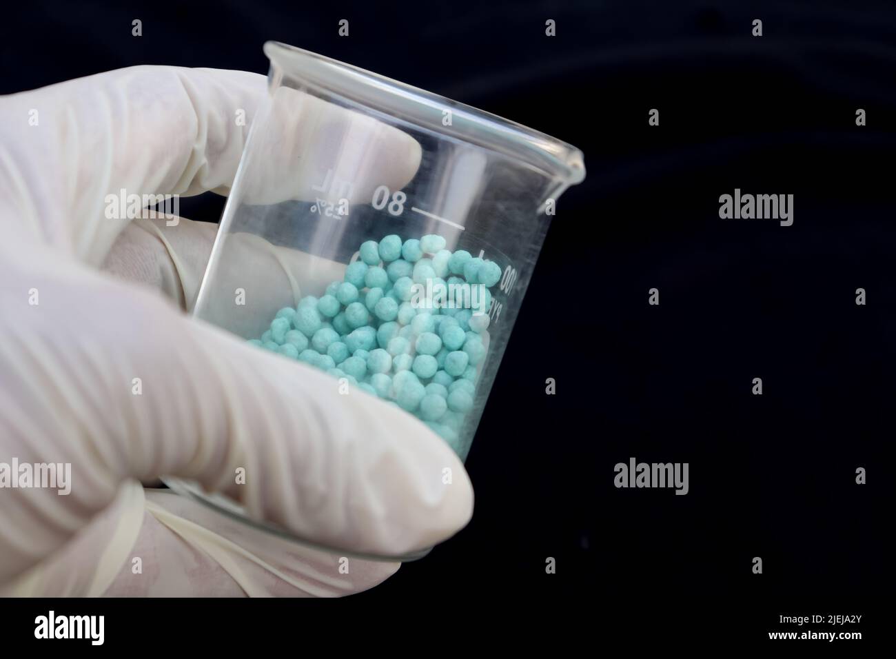 urea dangerous chemical and hand Stock Photo Alamy