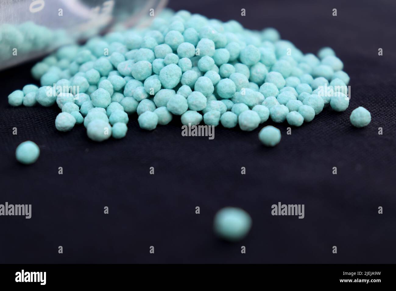 urea dangerous chemical and black background Stock Photo Alamy
