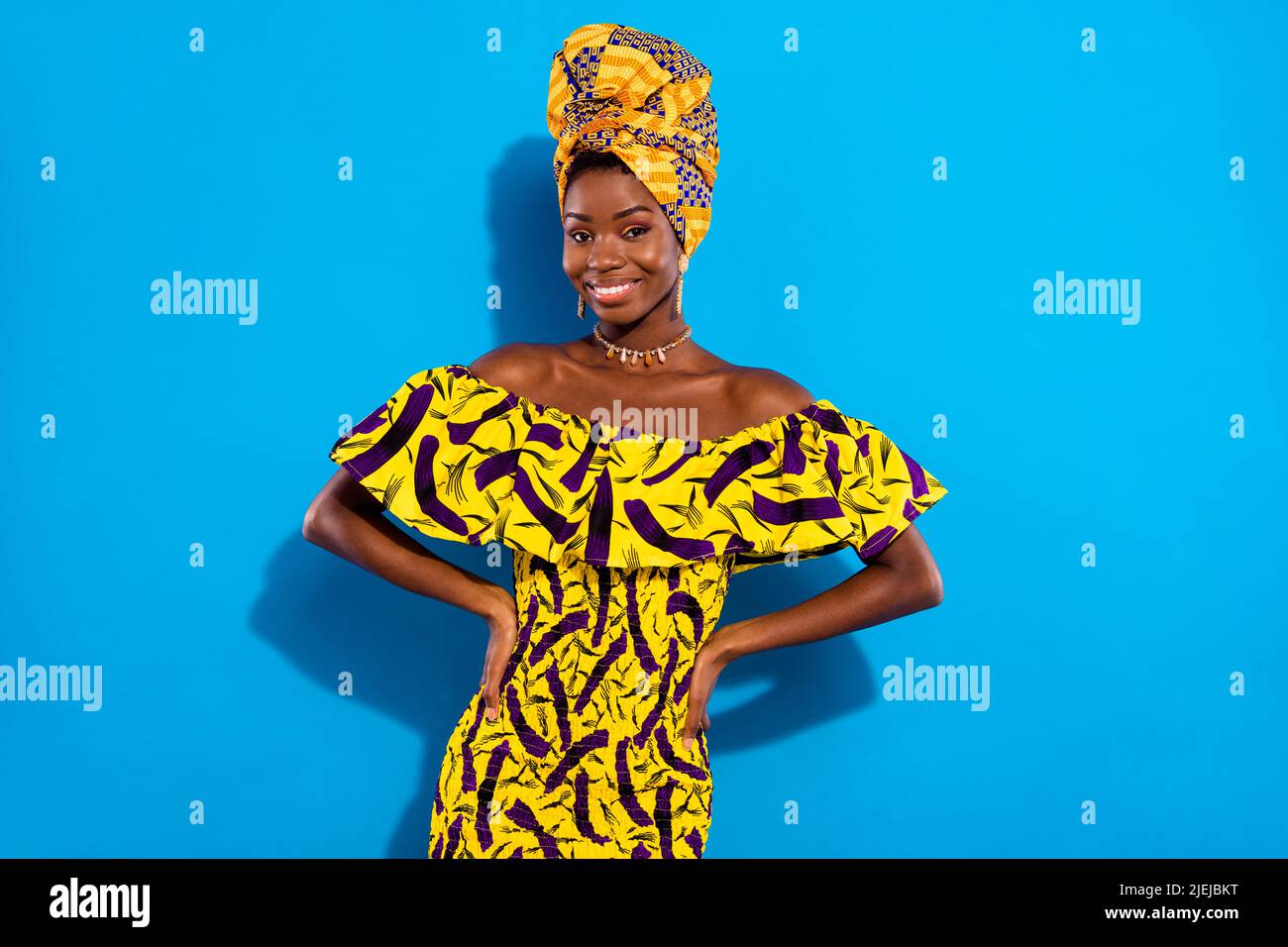Blue and yellow traditional dress deals