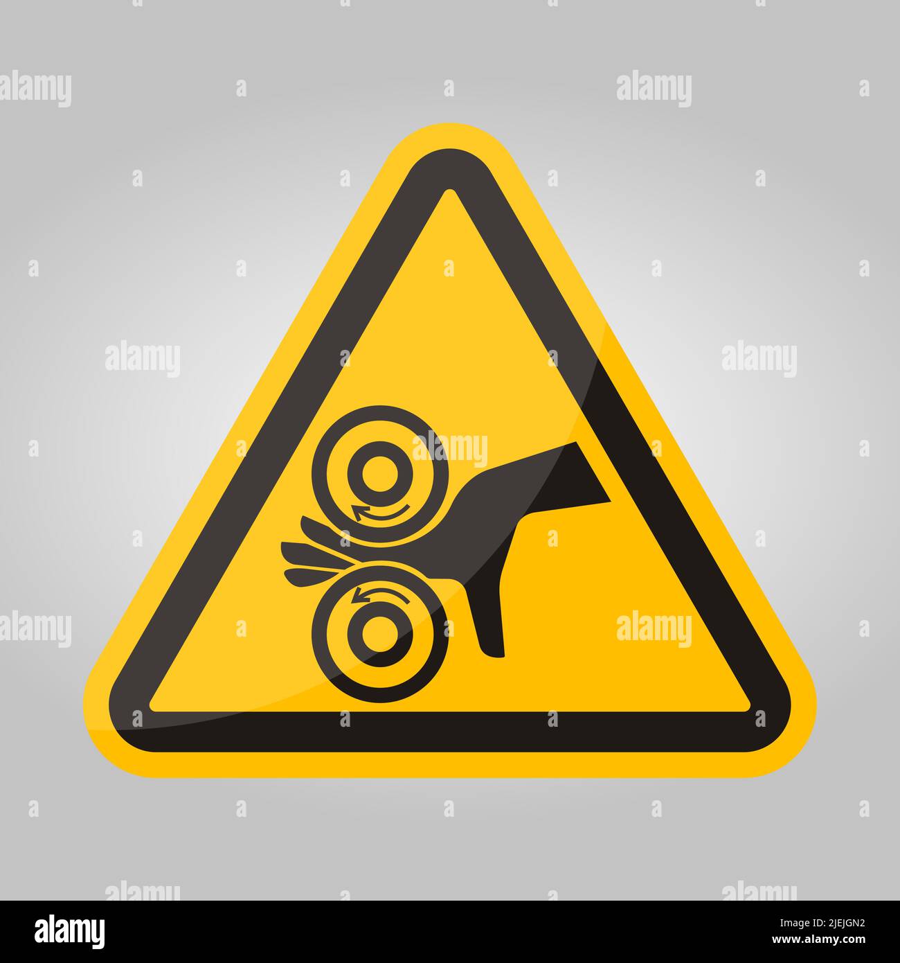 Hand Entangle Left Symbol Sign, Vector Illustration, Isolate On White ...