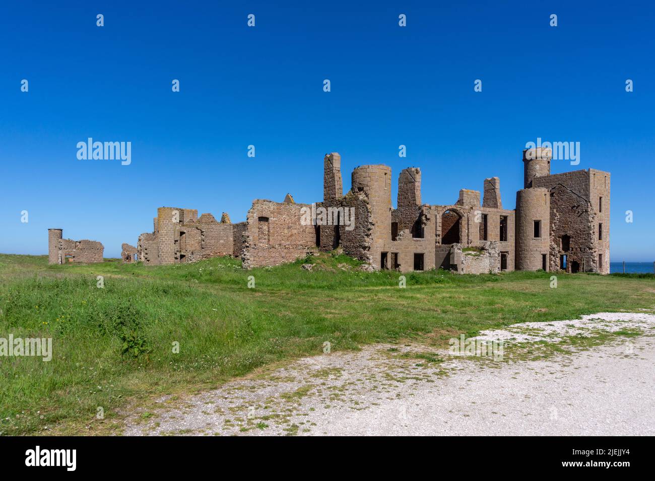 Cruden Bay United Kingdom 23 June 2022 View Of The Historic Slains cruden-bay-united-kingdom-23-june-2022-view-of-the-historic-slains