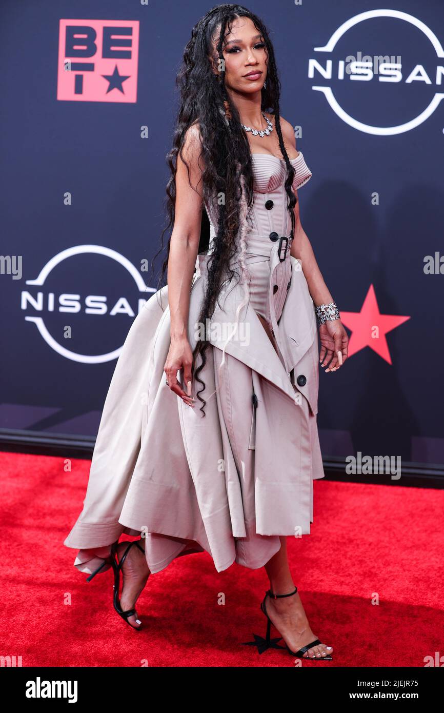 LOS ANGELES, CALIFORNIA, USA - JUNE 26: American rapper BIA arrives at ...
