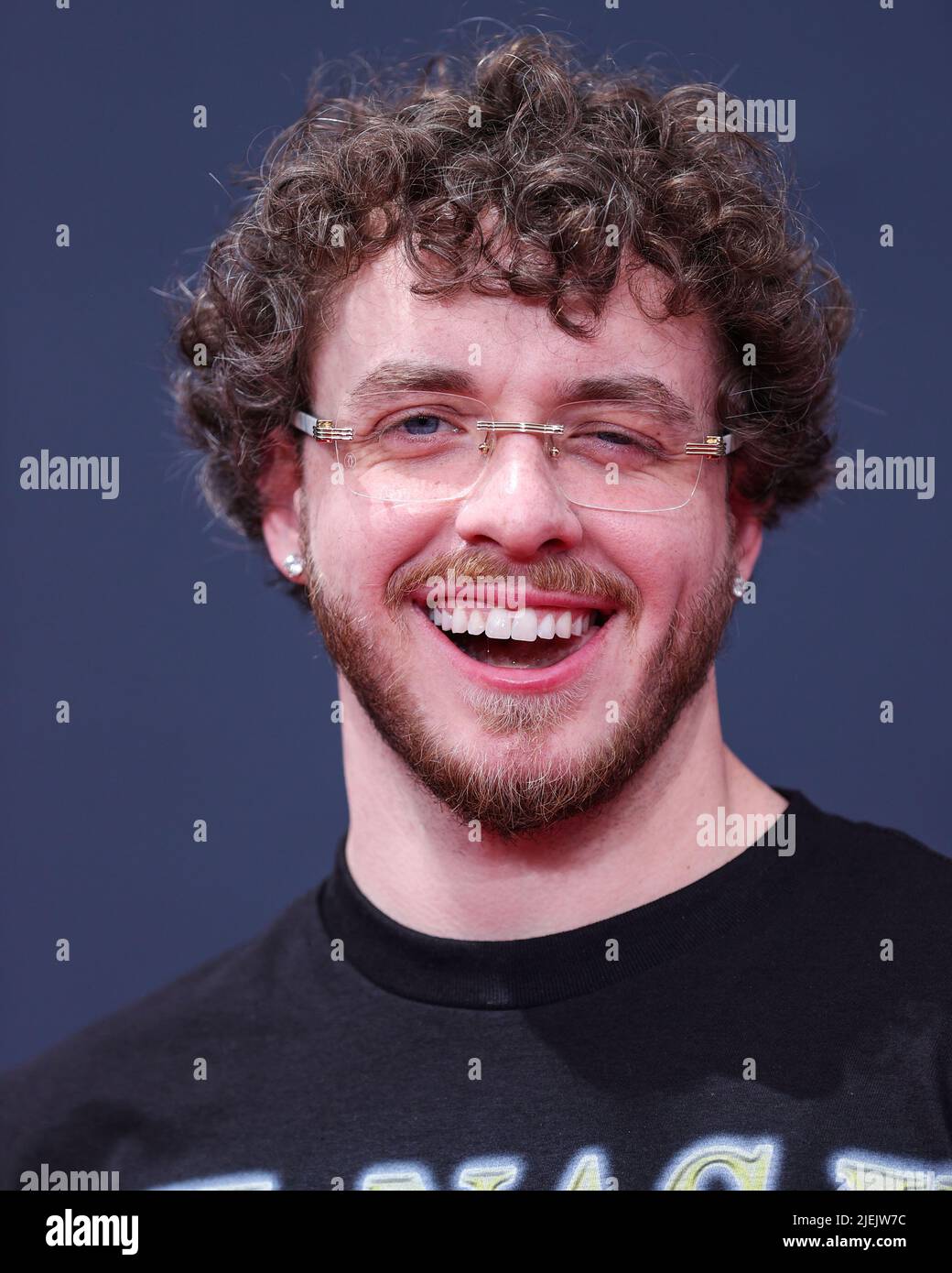 LOS ANGELES, CALIFORNIA, USA - JUNE 26: American rapper Jack Harlow ...