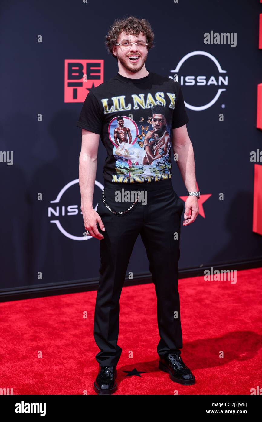 LOS ANGELES, CALIFORNIA, USA - JUNE 26: American rapper Jack Harlow ...