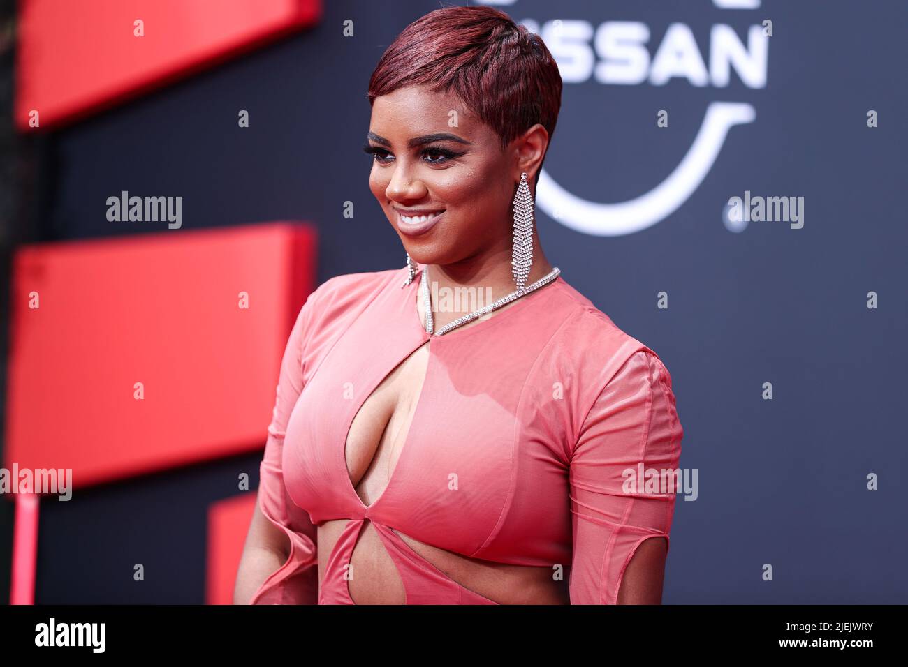 LOS ANGELES, CALIFORNIA, USA - JUNE 26: Kennedy-rue McCullough arrives at the BET Awards 2022 held at Microsoft Theater at L.A. Live on June 26, 2022 in Los Angeles, California, United States. (Photo by Xavier Collin/Image Press Agency) Credit: Image Press Agency/Alamy Live News Stock Photo