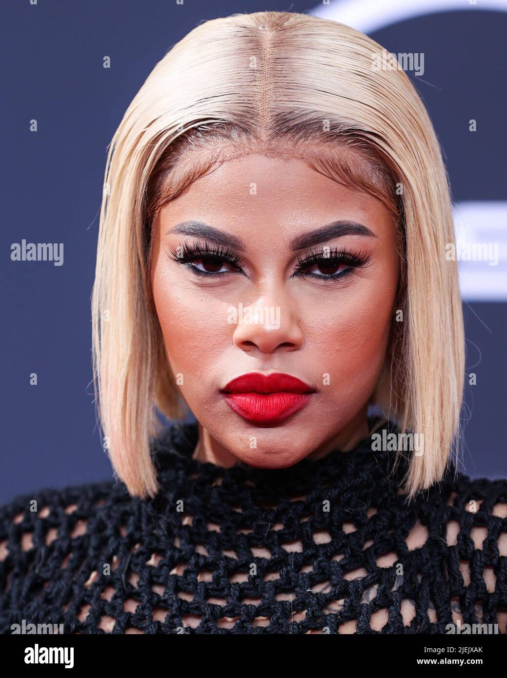 LOS ANGELES, CALIFORNIA, USA - JUNE 26: Mellow Rackz arrives at the BET Awards 2022 held at Microsoft Theater at L.A. Live on June 26, 2022 in Los Angeles, California, United States. (Photo by Xavier Collin/Image Press Agency) Credit: Image Press Agency/Alamy Live News Stock Photo