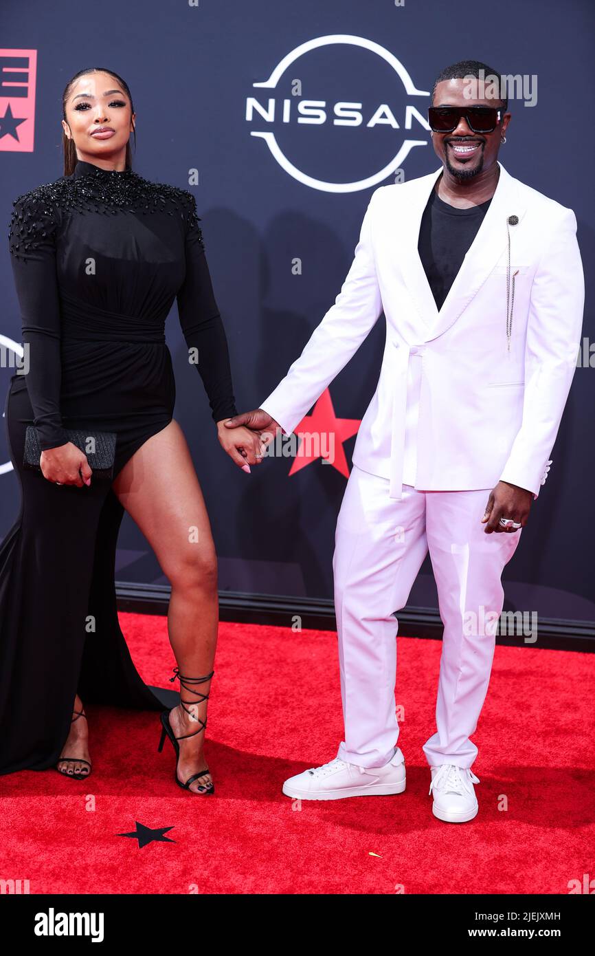 LOS ANGELES, CALIFORNIA, USA JUNE 26 Princess Love and husband Ray J