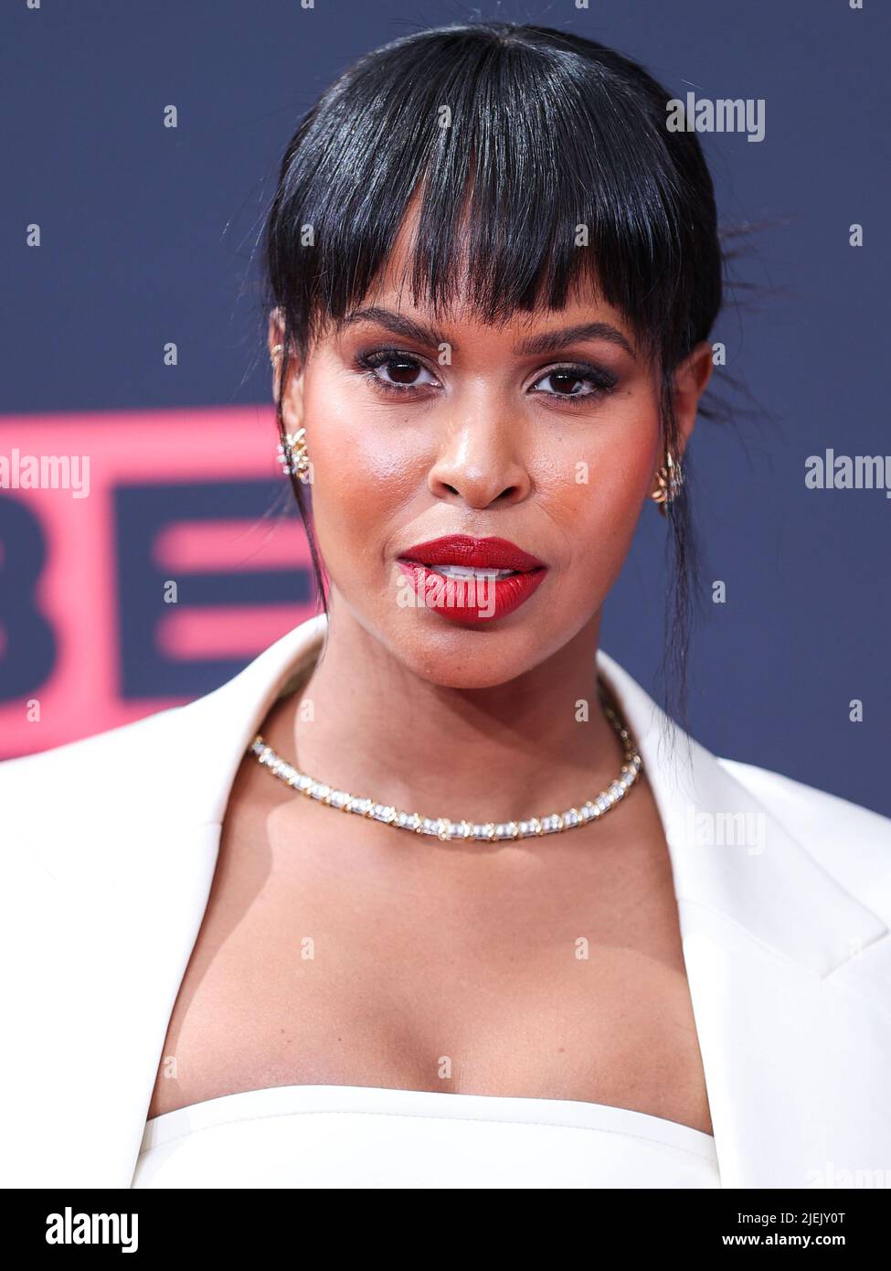 LOS ANGELES, CALIFORNIA, USA - JUNE 26: Sabrina Dhowre Elba arrives at the BET Awards 2022 held at Microsoft Theater at L.A. Live on June 26, 2022 in Los Angeles, California, United States. (Photo by Xavier Collin/Image Press Agency) Credit: Image Press Agency/Alamy Live News Stock Photo
