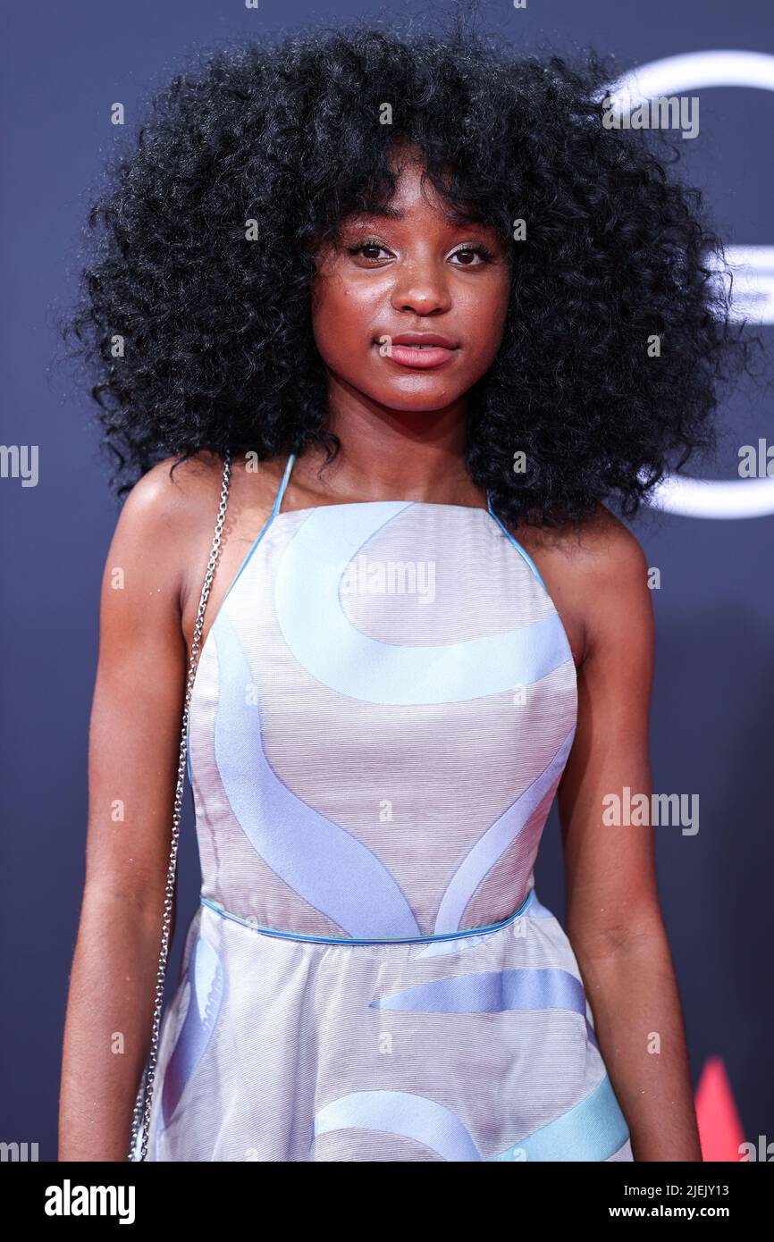 LOS ANGELES, CALIFORNIA, USA - JUNE 26: Saniyya Sidney arrives at the ...