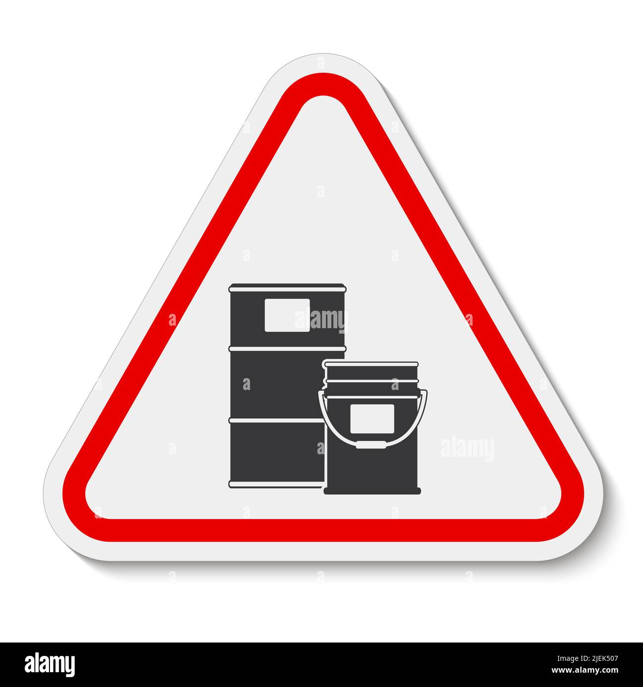 Paint Drum Area Symbol Sign Isolate On White Background,Vector Illustration Stock Vector Image