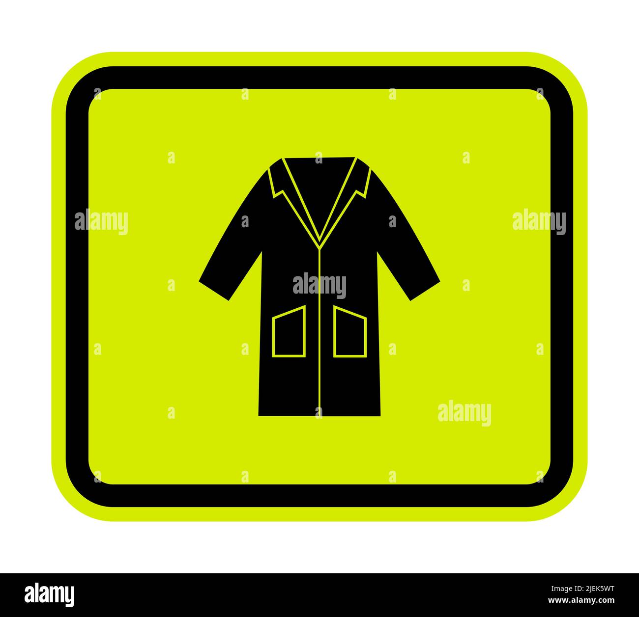 PPE Icon.Wear Smock Symbol Sign Isolate On White Background,Vector ...