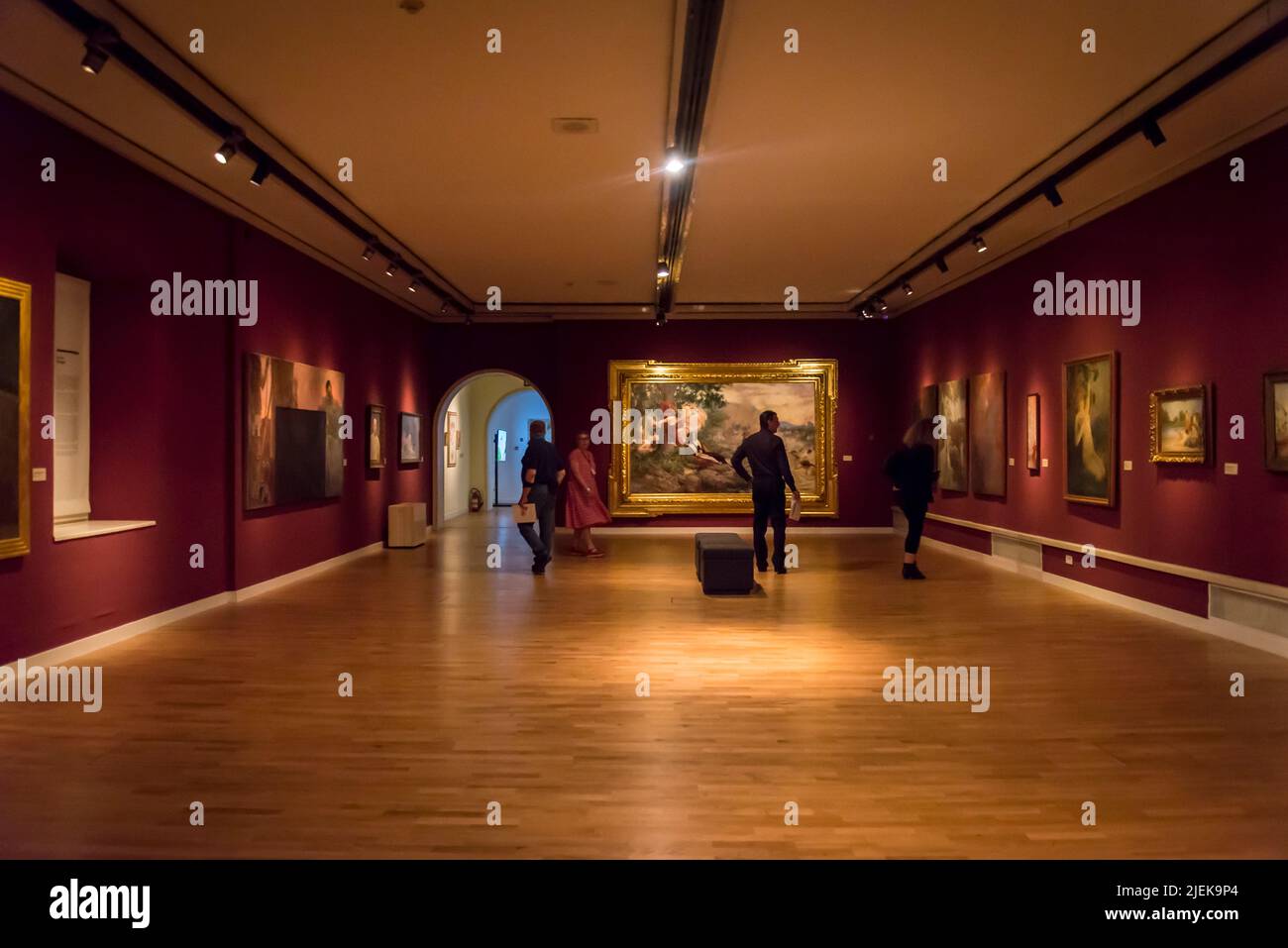 Vlaho Bukovac paintings, Klovicevi dvori Art Gallery, The Upper Town