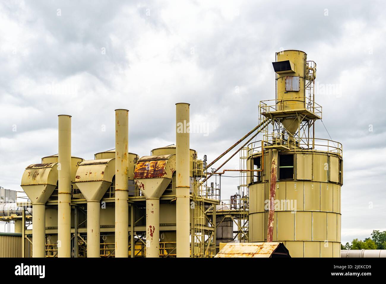 Adel, view from interstate i75 of Sunbelt Industrial Recycling center with metal