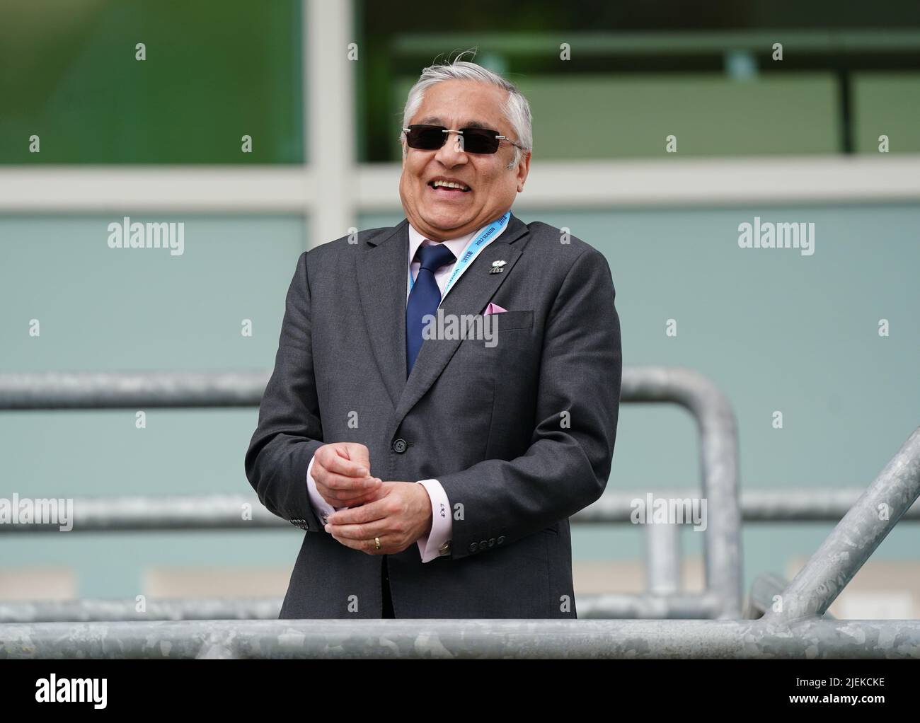 Lord Patel in the stands after day five of the third LV= Insurance Test