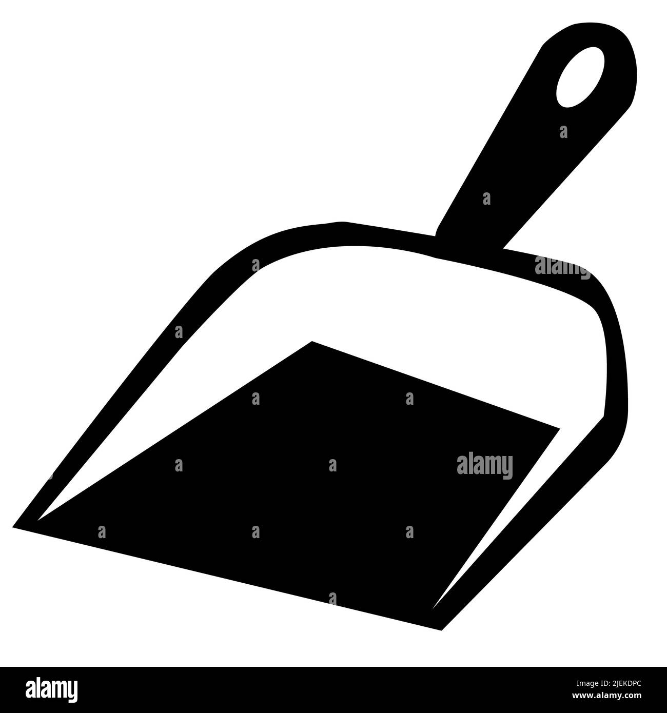 dustpan icon on white background. cleaning symbol. flat style Stock Photo Alamy