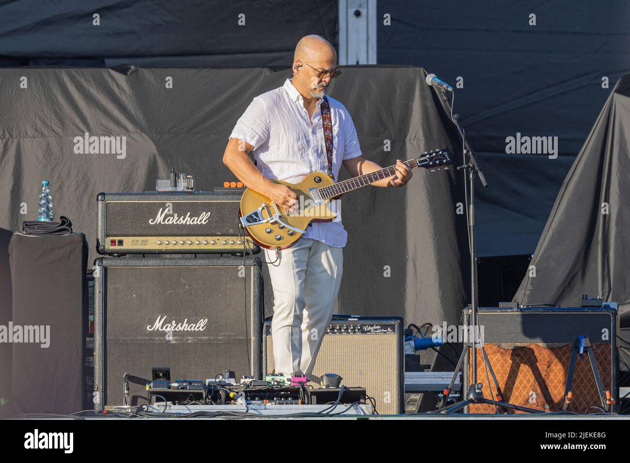 Autodromo Enzo e Dino Ferrari 25 June 2022 Pixies Pearl Jam Opening live at Imola Italy Autodromo Enzo e Dino Ferrari 25 June 2022 Pixies Pearl Jam Opening live at Imola Italy