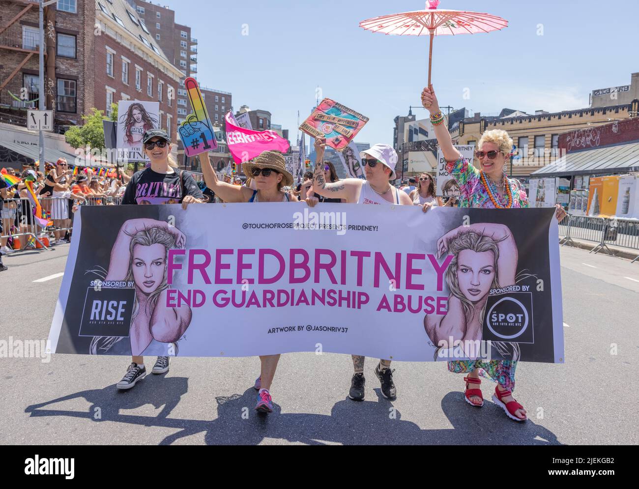 NEW YORK, N.Y. June 26, 2022 People advocating against guardianship