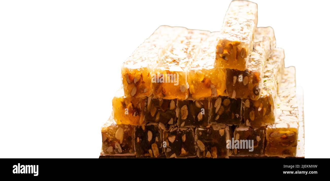 Traditional Turkish Delight (Rahat Lokum Stock Photo - Alamy