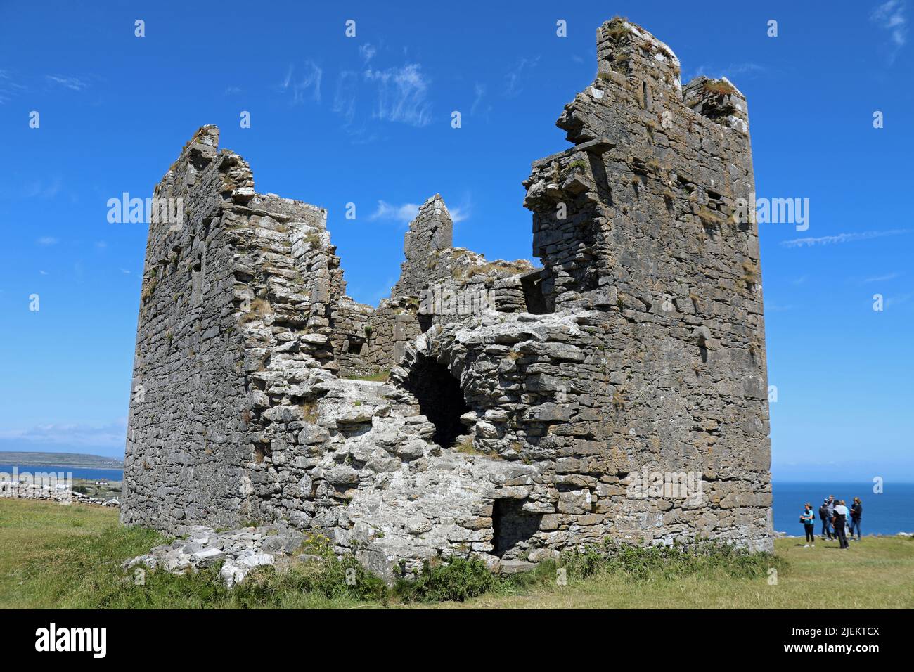 Furmina Castle ruins on Inisheer Stock Photo
