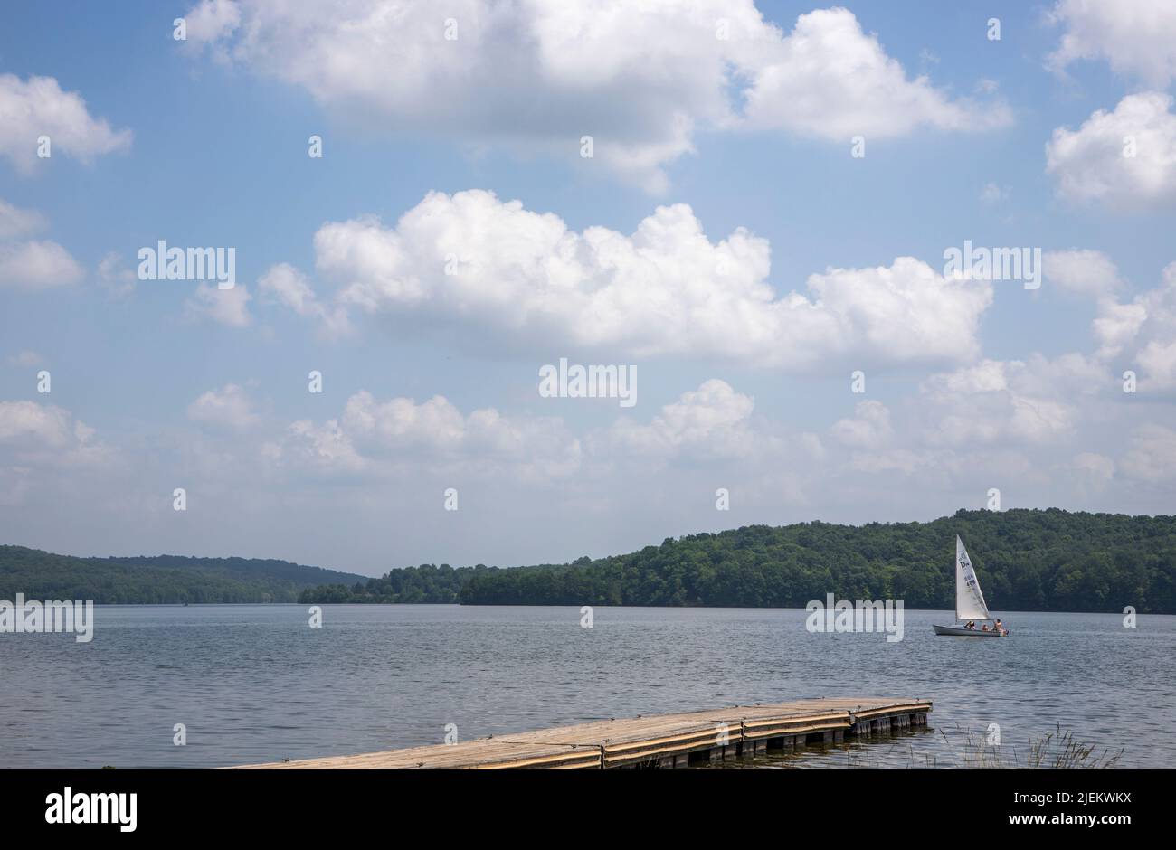 Moraine State Park is a man made lake in Butler County, Pennsylvania