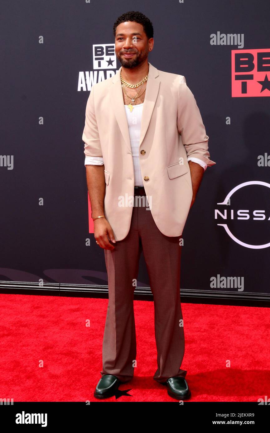 Los Angeles, USA. 26th June, 2022. Jussie Smollett at the 2022 BET Awards at Microsoft Theater on June 26, 2022 in Los Angeles, CA (Photo by Katrina Jordan/Sipa USA) Credit: Sipa USA/Alamy Live News Stock Photo