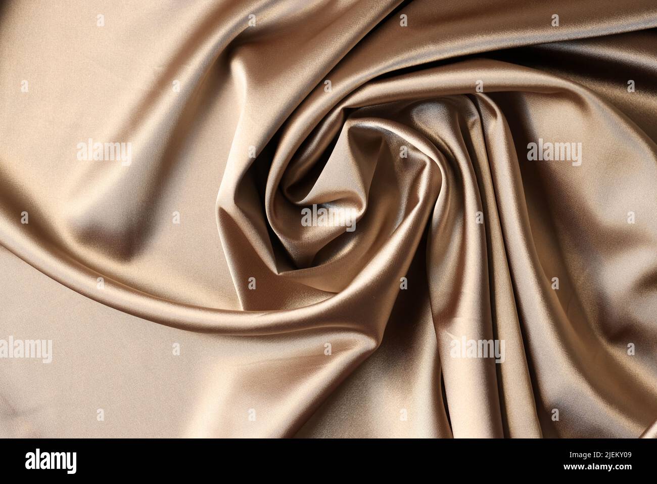 Beige satin fabric background. Texture of viscose is brown background Stock  Photo - Alamy