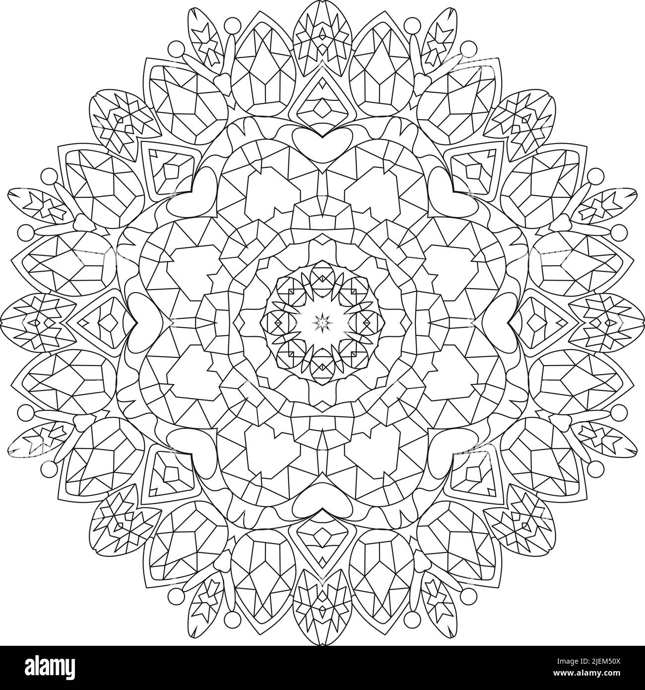 Vector Adult Coloring Book Textures. Hand-painted art design. Adult ...