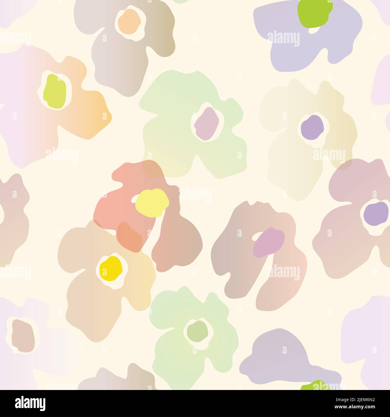 Seamless floral pattern with roses based on traditional folk art ...
