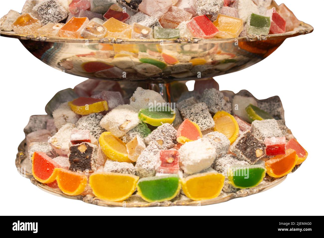 Traditional Turkish Delight (Rahat Lokum Stock Photo - Alamy