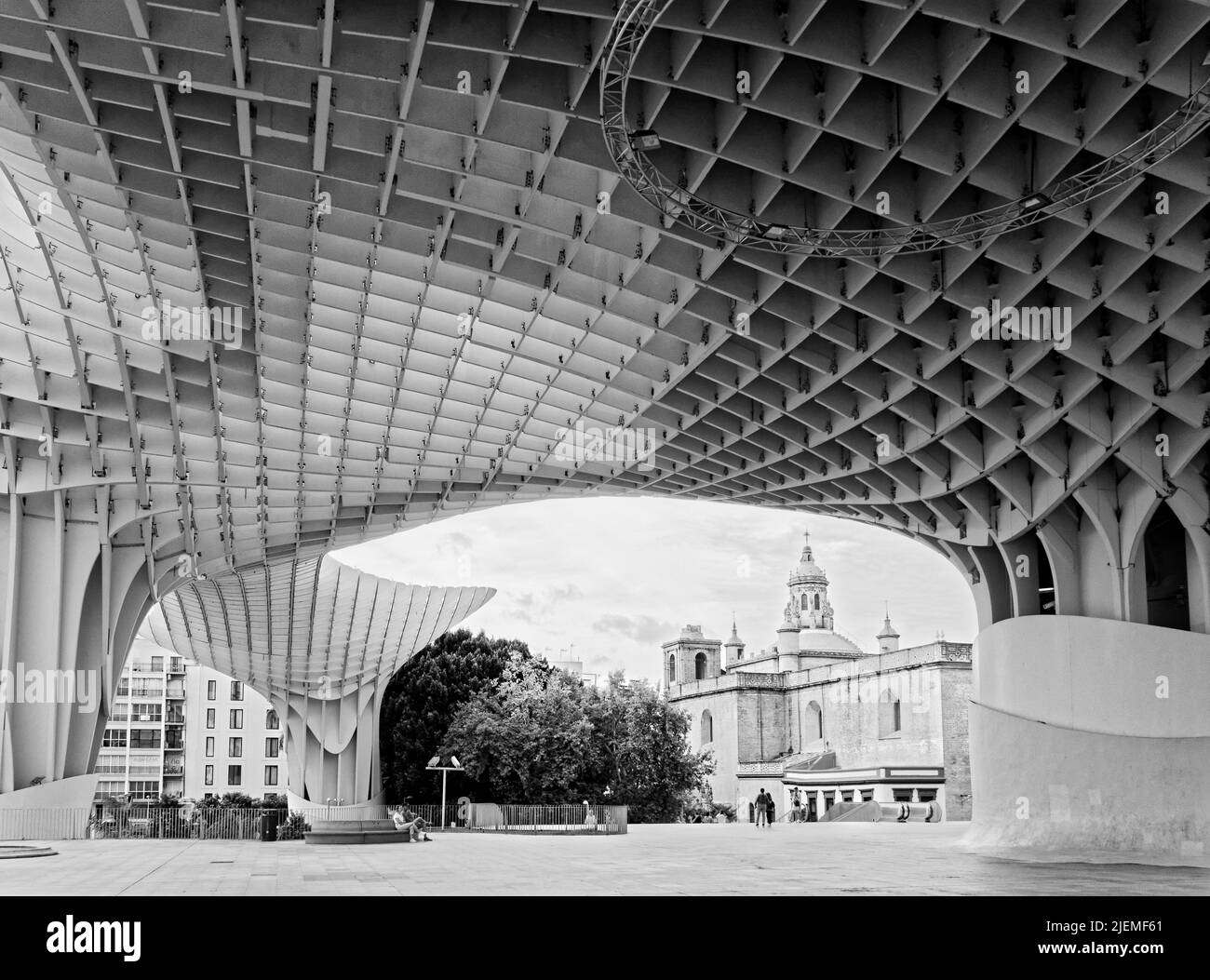 Seville: Metropol Parasol Stock Photo