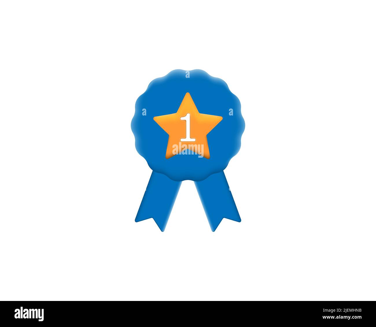 Ribbon icon with star. 3d. Vector illustration Stock Vector Image & Art ...