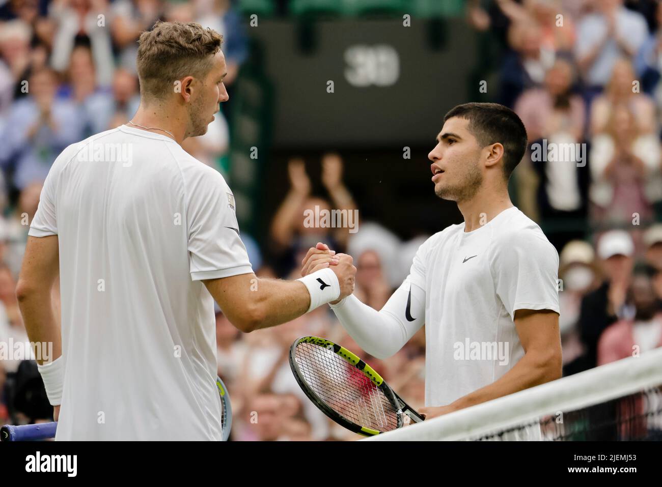 Jannik Sinner Carlos Alcaraz Wimbledon 2022