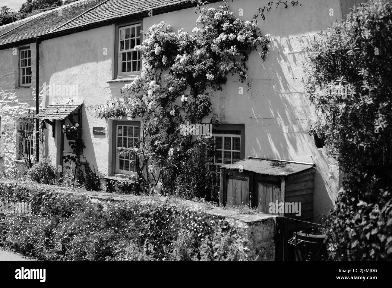 Scenes of Helford Village, West Cornwall, England Stock Photo