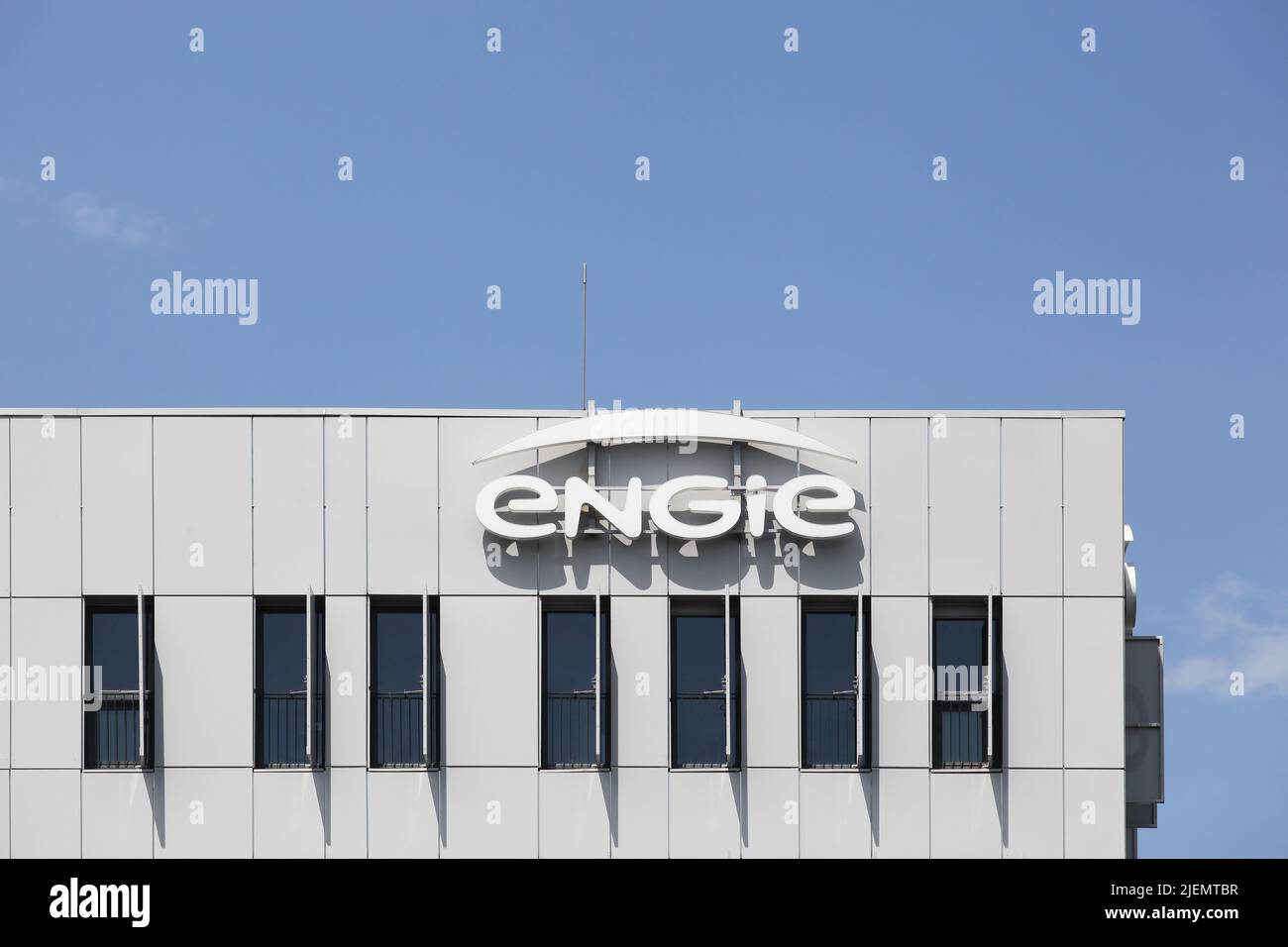 Lyon, France July 1, 2020 Engie building and offices. Engie is a French multinational