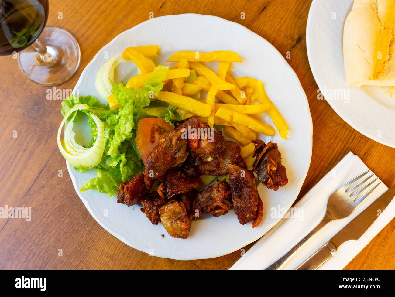 Toston cuchifrito, roasted suckling pig, Spanish cuisine Stock Photo