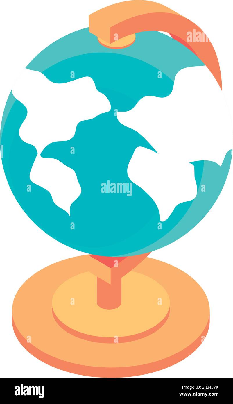 isometric education globe map Stock Vector Image & Art - Alamy