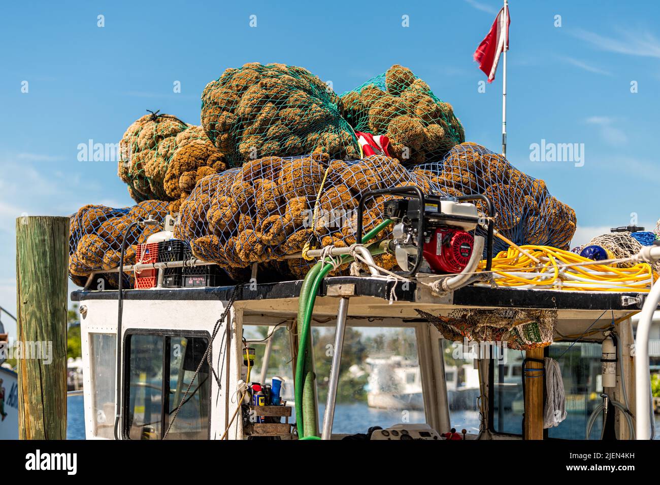 Tarpon Springs, USA October 4, 2021 Greek town in Florida with