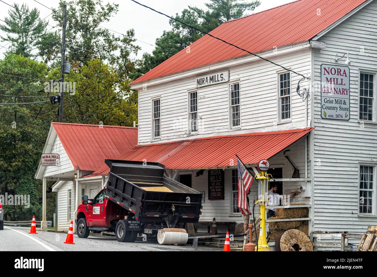 Helen, USA October 5, 2021 Helen, town village street road
