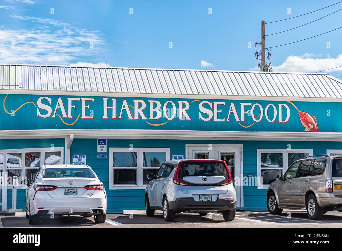 Crescent Beach, USA October 19, 2021 Beach near Marineland, Florida
