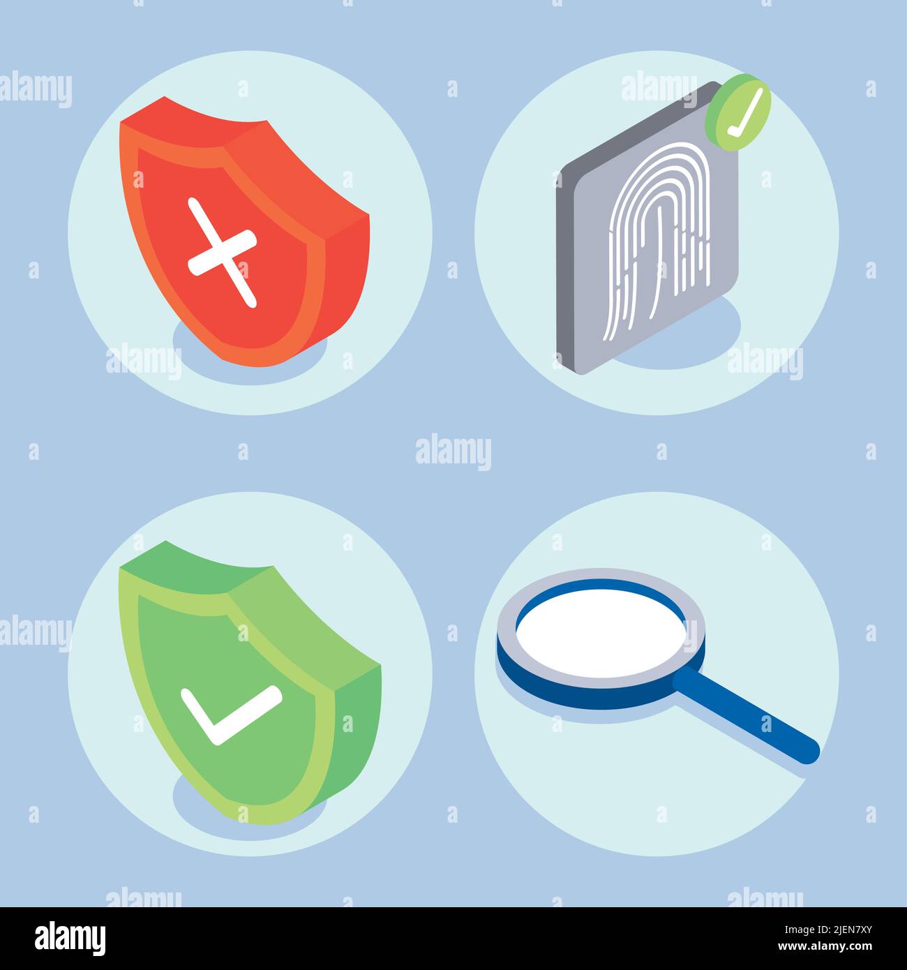 set of cyber security Stock Vector Image & Art - Alamy