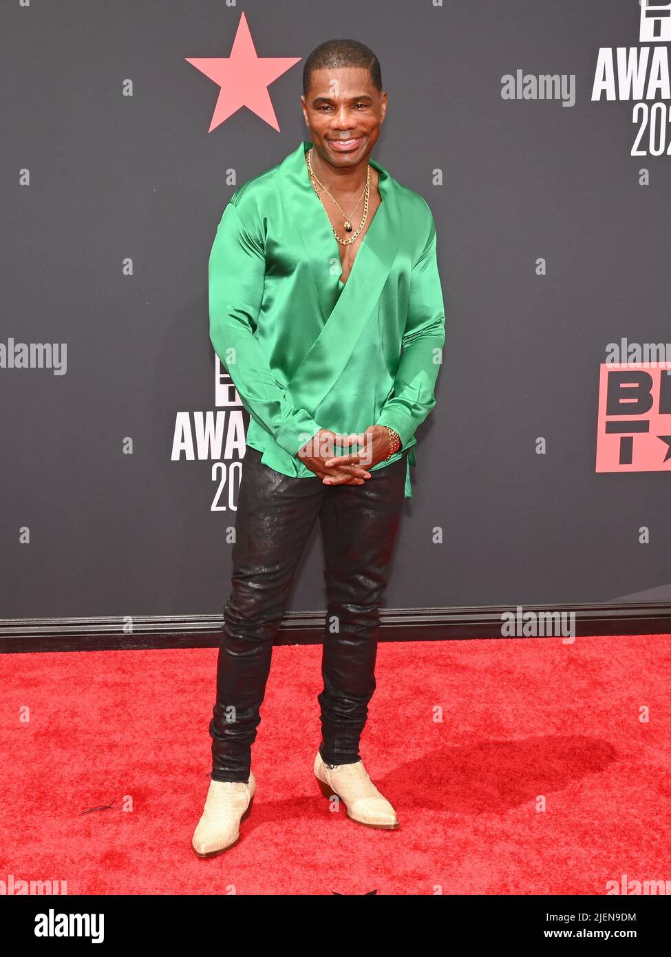 25 June 2022 Los Angeles, California Kirk Franklin. BET Awards 2022