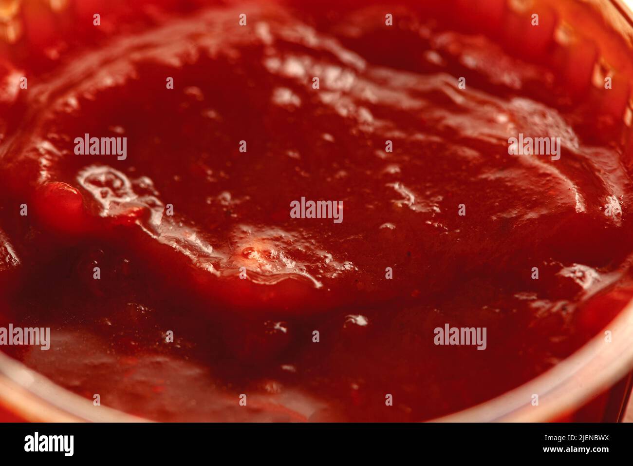 Spicy ketchup jam in the bowl . Tomato ketchup background Stock Photo Alamy
