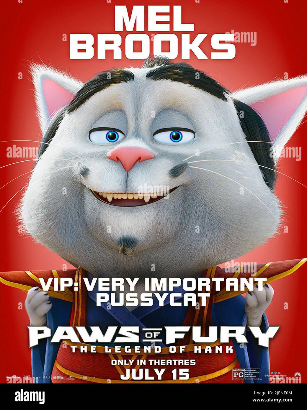 PAWS OF FURY: THE LEGEND OF HANK, US character poster, Shogun (voice: Mel  Brooks), 2022. © Paramount Pictures / courtesy Everett Collection Stock  Photo - Alamy