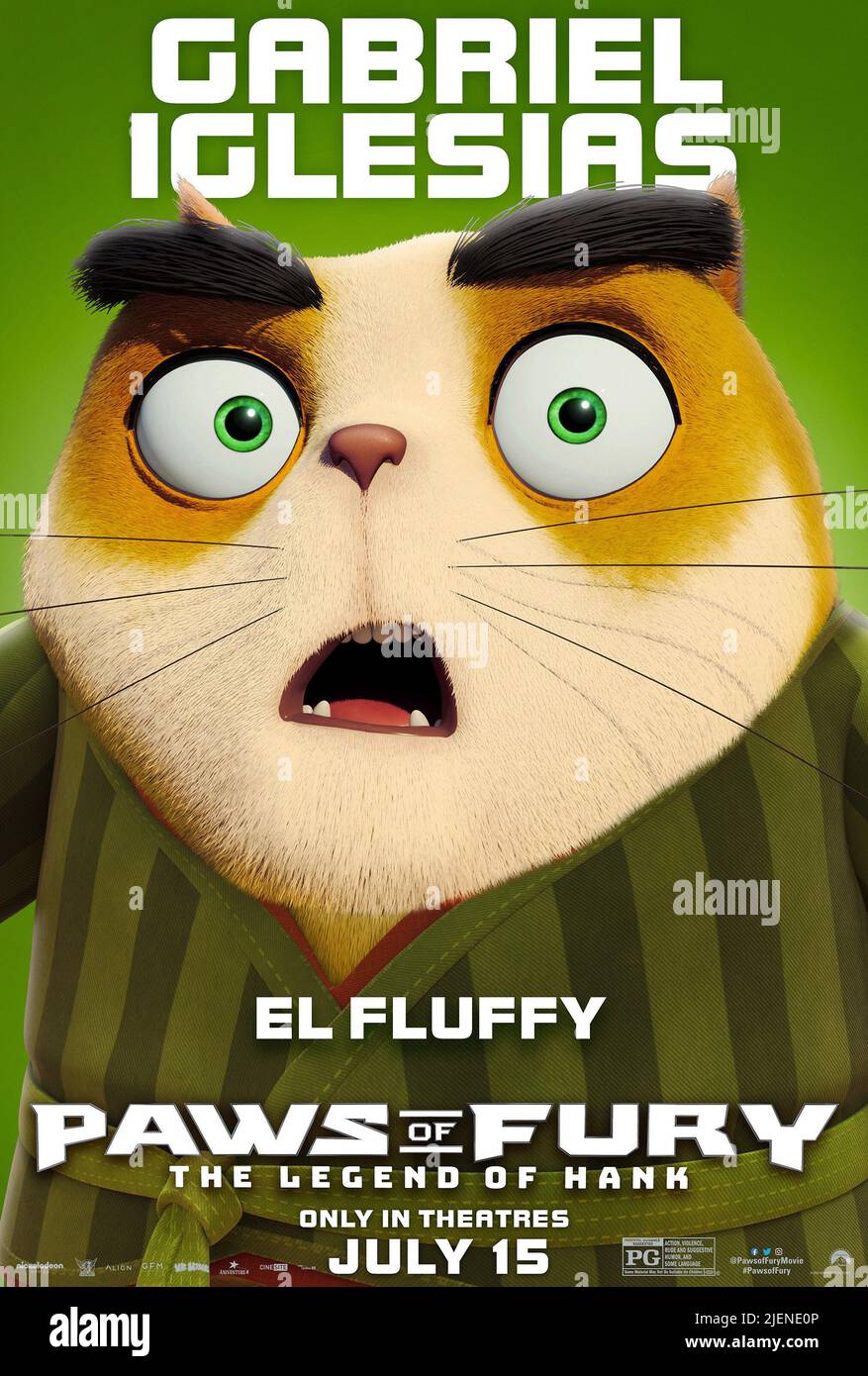 PAWS OF FURY: THE LEGEND OF HANK, US character poster, Chuck (voice: Gabriel  Iglesias), 2022. © Paramount Pictures / courtesy Everett Collection Stock  Photo - Alamy