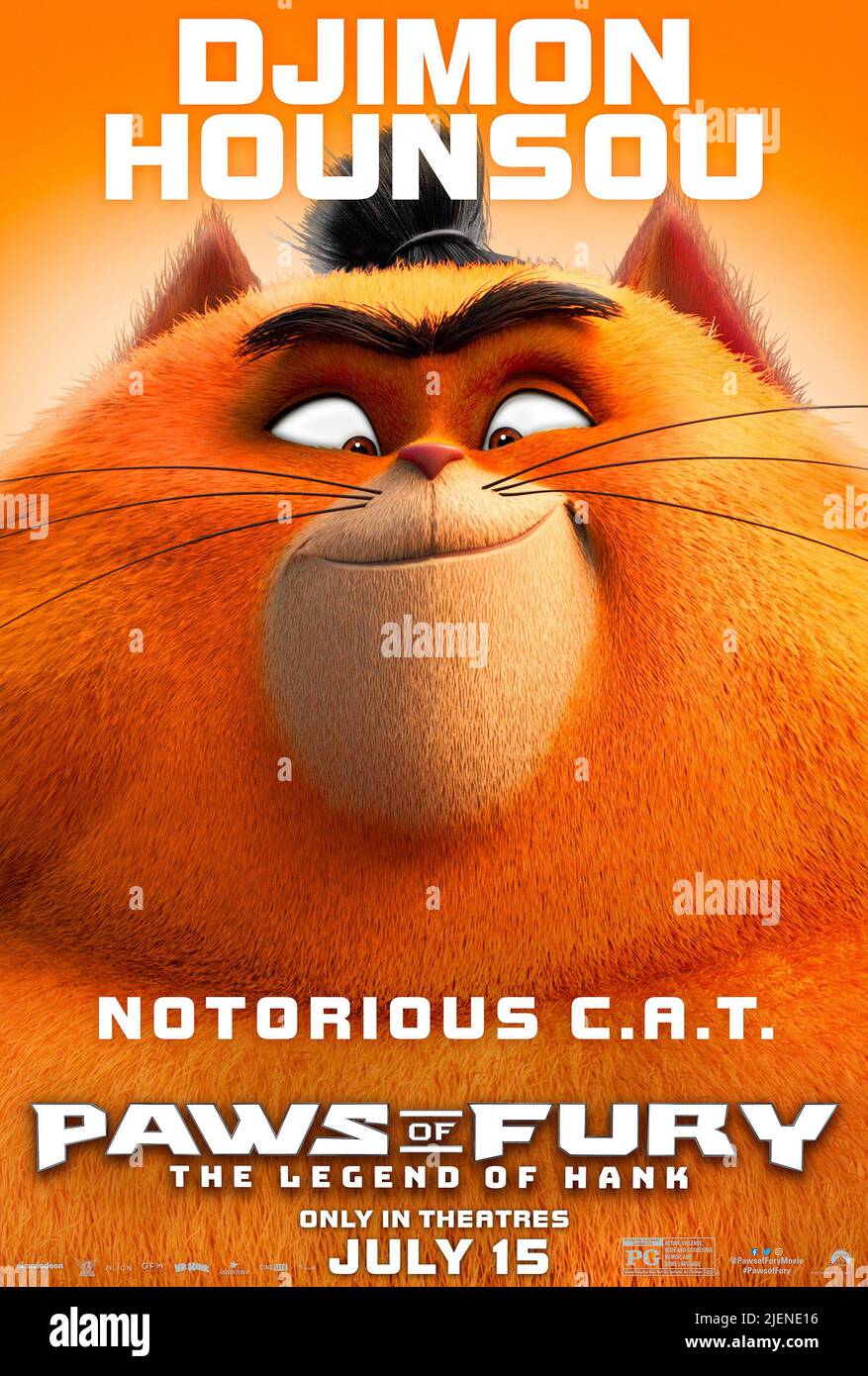 PAWS OF FURY: THE LEGEND OF HANK, US character poster, Sumo (voice: Djimon  Hounsou), 2022. © Paramount Pictures / courtesy Everett Collection Stock  Photo - Alamy