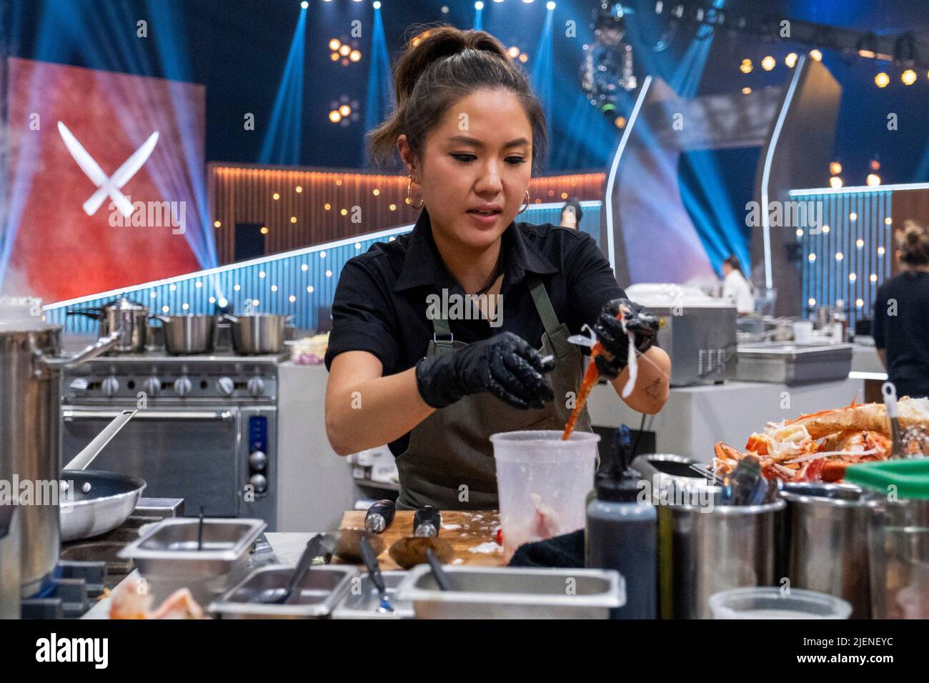 IRON CHEF QUEST FOR AN IRON LEGEND, contestant Esther Choi, Battle for